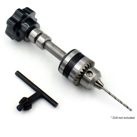 Woodworking DIY Manual Drilling Chuck Micro Puncher Hand Twist Hole Making Tool