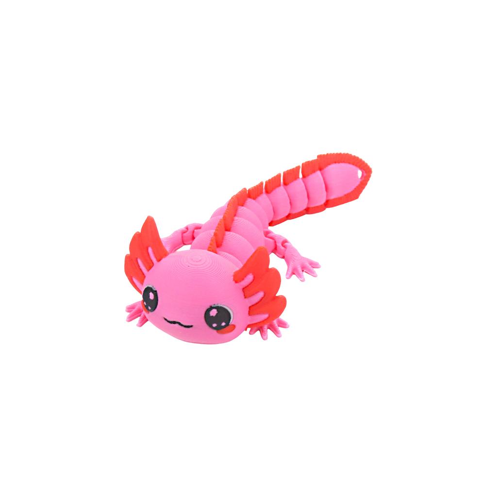 3D Printed Cute Salamander With Movable Joints, Party Gifts, Artistic Handicrafts, And Figurines
