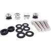 Detachable Sissy Bar Tour Rack 4-Point Docking Hardware Kit Compatible with Harley Softail Fat Boy Breakout FLFB FXBR 2018-2023