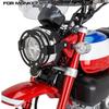 WOOGA Motorcycle Headlight Mesh Grille Mask Headlamp Protector Guard Square