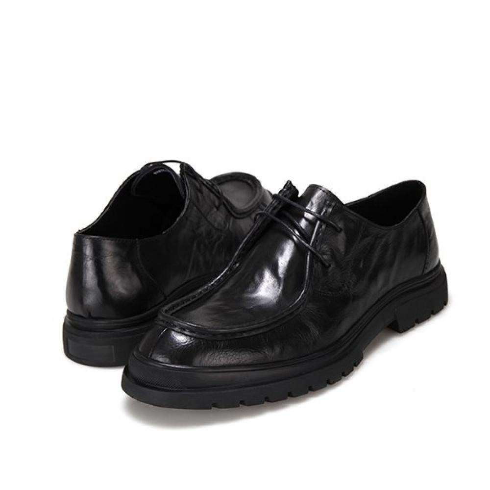 Barbara Cowhide BaSic 3cm Men S Derby Loafer Bmh105bk