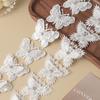 3D Butterfly Lace Trim Fabric  Sewing Accessories For Wedding Dress Clothing Diy Crafts Supplies Flower Decor Ribbon