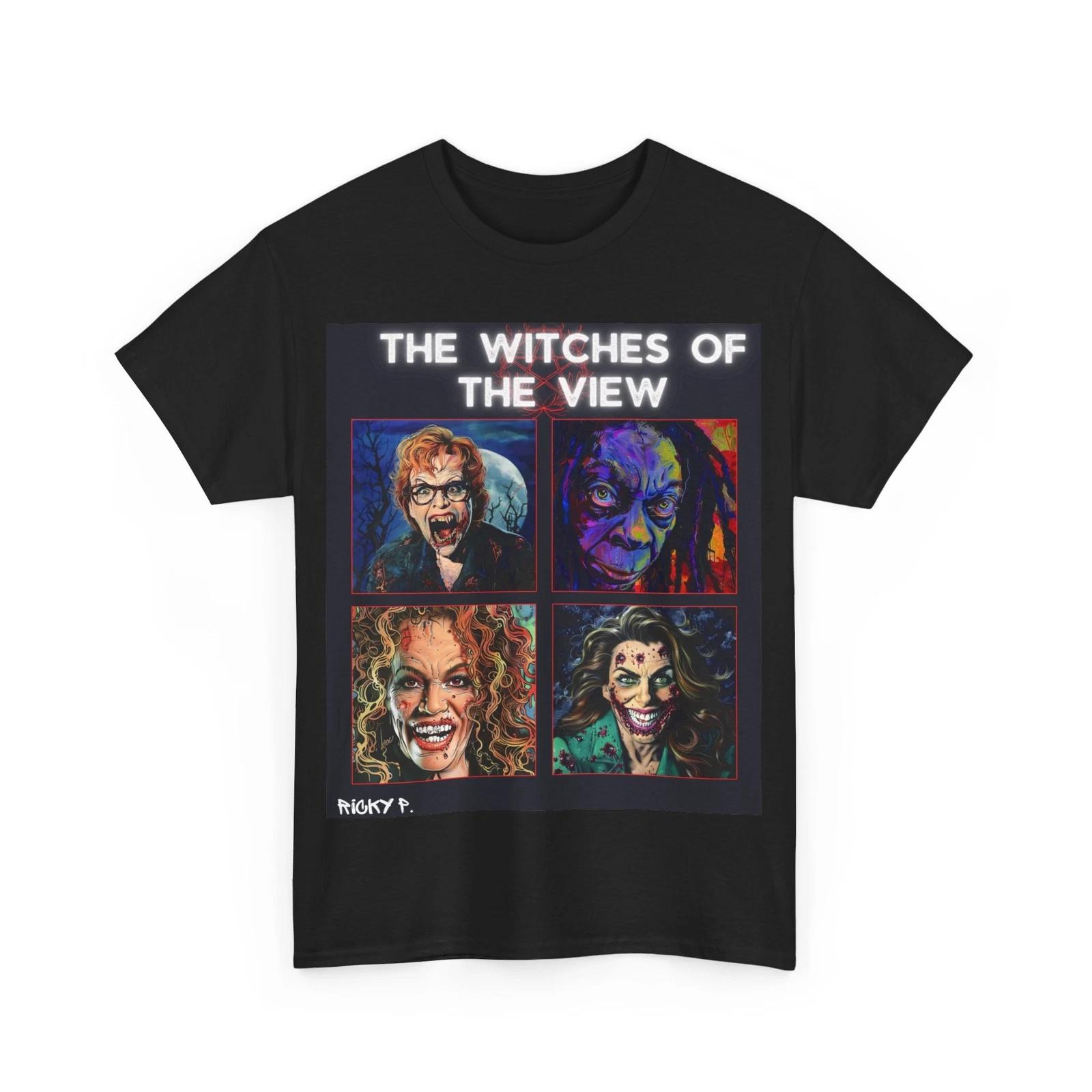 The Witches of the View Horror 100% Cotton T-shirt Mens Tees Top By Ricky P 2XL