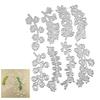 8 Stück Weinreben-Schneideform, Fotoalbum-Form Prägeform, Langlebige Kohlenstoffstahl-Schablone, für DIY-Scrapbooking-Kartenherstellung Zubehör