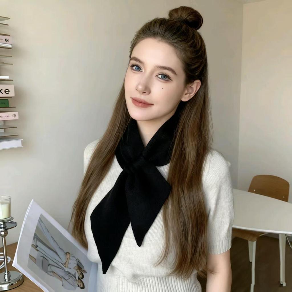 Hochwertiger Damen-Winterstrickschal: Pullover-Kragenwärmer im koreanischen Stil