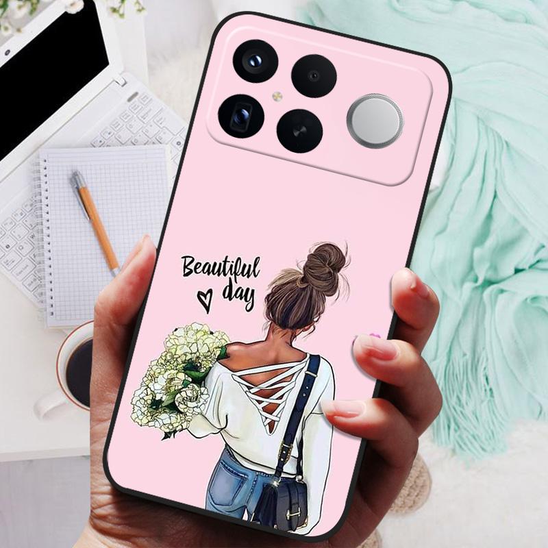 For Xiaomi Redmi K90 Pro Max Case NEW TPU Silicone Shockproof Cat Phone Cover For Redmi K90 Pro Max Funda Printing Soft Coque