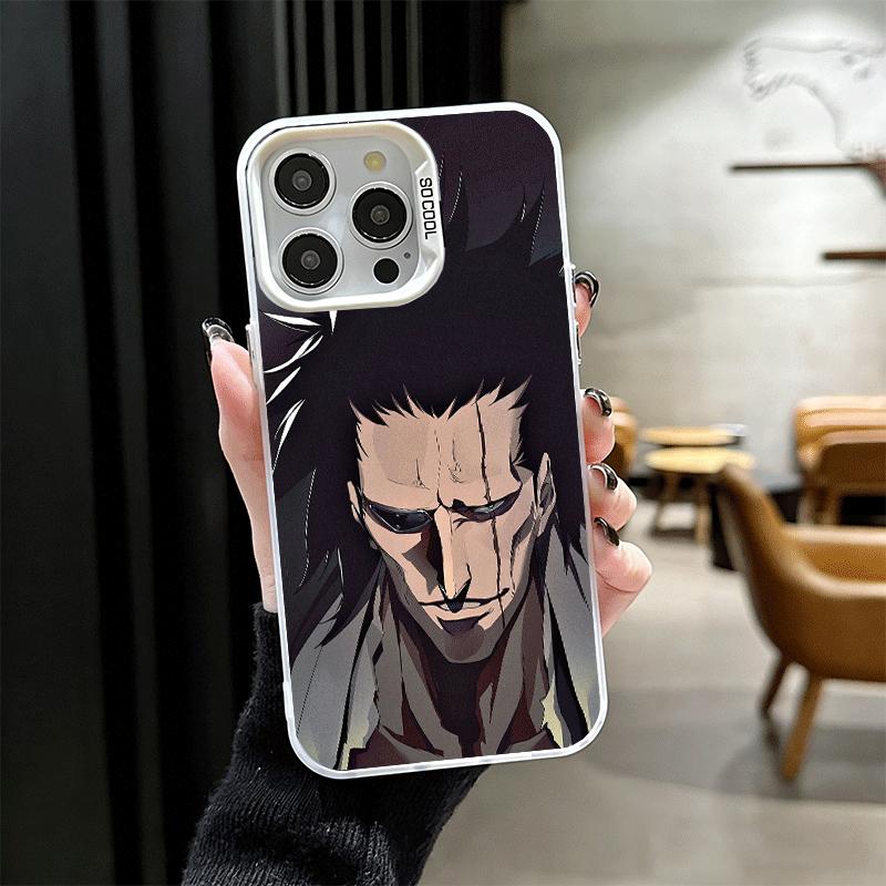 

Bleach Кемпачи Зараки Мягкий чехол для телефона iPhone 15 16 17 Pro Max 17Air 16E 14 Plus 13 12 Mini Ударопрочный чехол Задняя крышка iPhone 16E