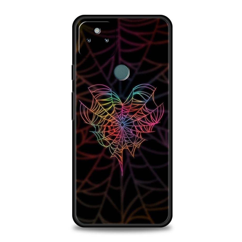 Spider Web Phone Case Cover for Google Pixel 10 9 8 7 6 9A 8A 7A 6A Pro Shockproof Soft TPU 9 Pro XL Shell Capas Funda Coque Bag