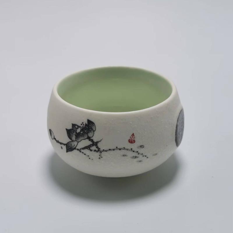 Snowflake Glaze Ceramic Kung Fu Tea cup Teaware Pottery Creative Tea  Cup of Chinese Tea Set