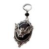 Unisex Bat Beads Faux Gemstone Pendant Necklace Finger Ring Earrings Jewelry