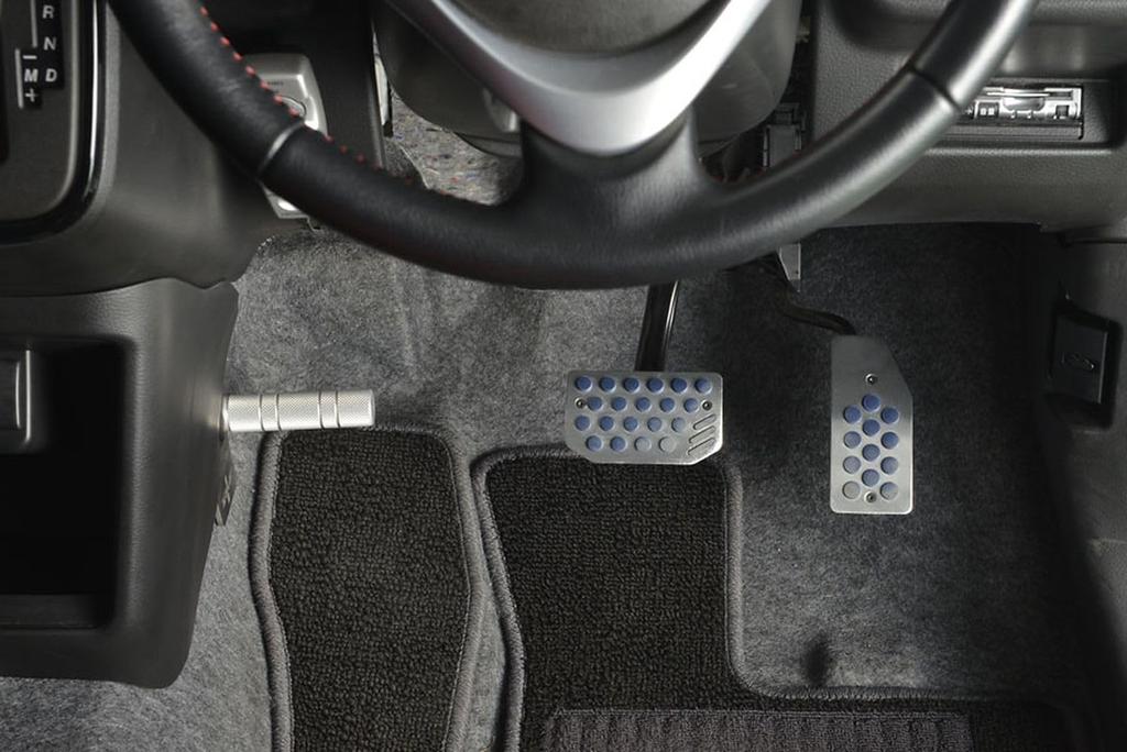 NEOPLOT Footrest Bar NEO Adjustable Left Foot Position for Suzuki Alto Works with 9cm NP75270, RS/Alto (HA36S) CVT/5AGS, Silver,