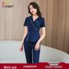 Conjunto de Uniforme para Esteticista Feminino (Manga Curta e Calças)