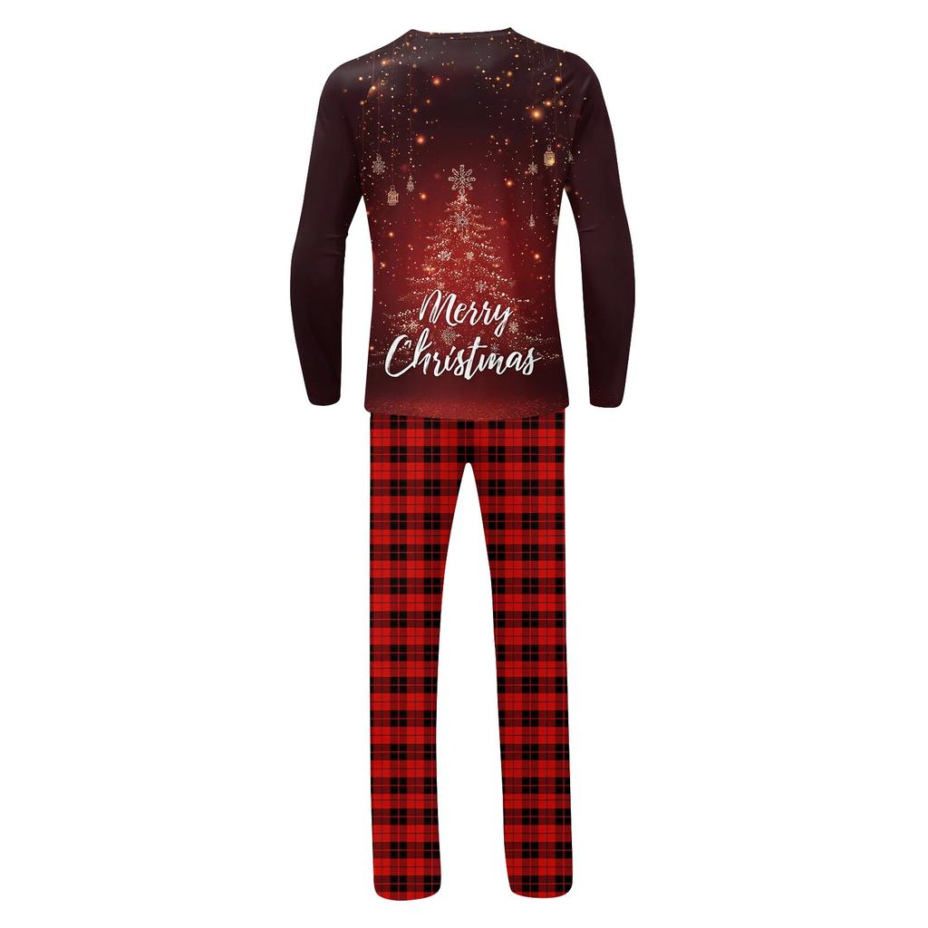 Passende Familiensets mit Weihnachtsmotiven, Langarmshirts und Hosen