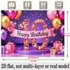 Party Backdrop 10Th Birthday Flat Designed Serves Photos Well Photo Background Decor Birthday Party Decor
