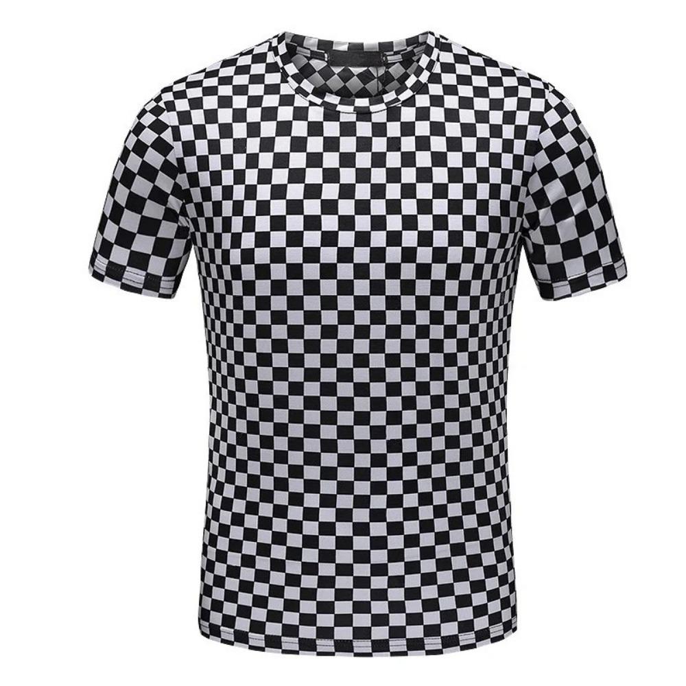Men's and Women's Summer T-shirts 3D Printed Baroque Royal Luxury Small Floral Round Neck Short Sleeve Loose Oversized Nice Top