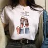Cotton Tee Maycaur Casual Women's T-shirt New Funny Black Woman Top Tees Harajuku 90s Fashion Round Neck Short Sleeve Lady T Shirt Clothes