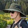 WTEMPO Uv-resistant Summer Hats Men's Hiking Fishing Bucket Hats Couple Outdoor Tourism Mountaineering Large Brimmed Sun Hats
