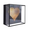 Elegant Heart Design Acrylic Display Case Anniversary Gift Packaging for Preserving Roses Jewelry Decorative Items