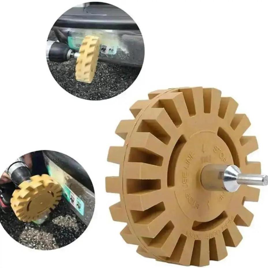 1 Pcs Rubber Eraser Wheel Pad Polishing Kit Wheel Car Sticker Remover Tool For Automotive RV And Boat Pinstripe Sticker