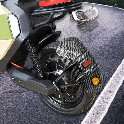 Motorcycle Rear Mudguard Guard Protector Sturdy Accessory with Reflector 13.39 Inchx7.48