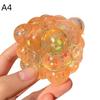 Maltose Pressure Relief Squeeze Toy 1Pcs Shining Cube Colored Soft Ball Suitable For All Age Group Daily Relax