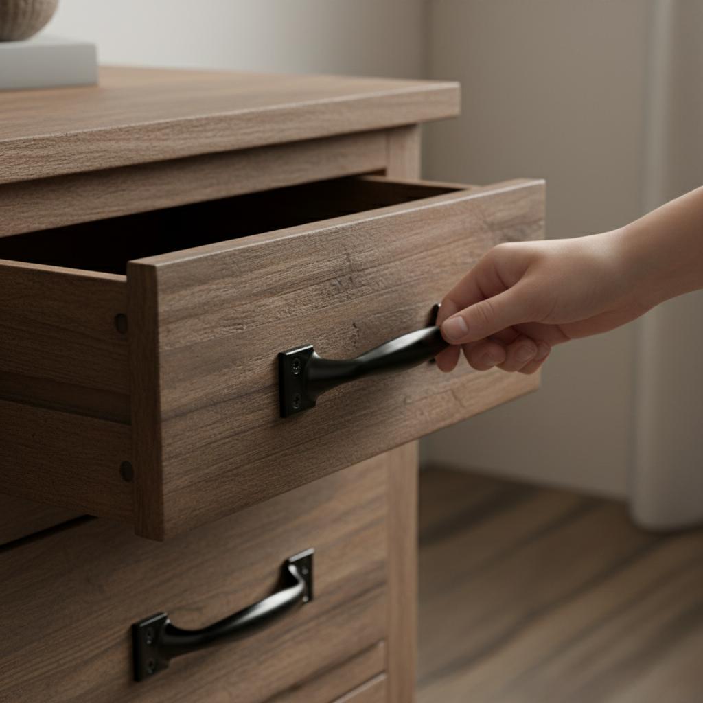 Stainless Steel Cabinet Door Handle Thickened Design For Wardrobe Door Window
