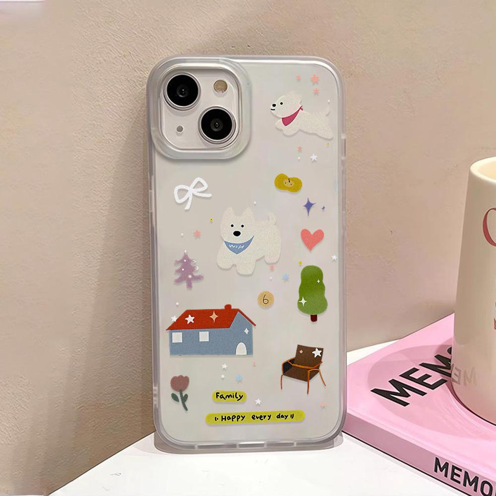 Abstract Art Cat Phone Case For iPhone 15 Pro Case iPhone 11 13 16 12 14 Pro Max 12 13 Mini 15 16 Plus Shockproof Silicone Cover