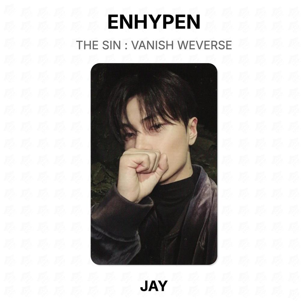 ENHYPEN IL PECCATO : VANISH WEVERSE Fotocarta Ufficiale