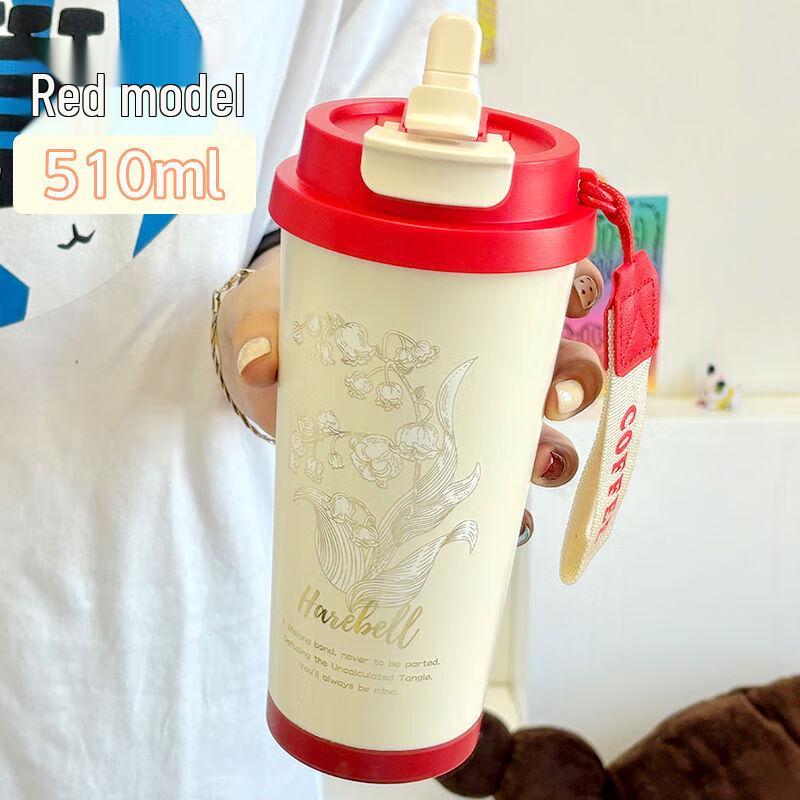 ZISIZ Luxury Portable Dual-Drink Stainless Steel Tumbler