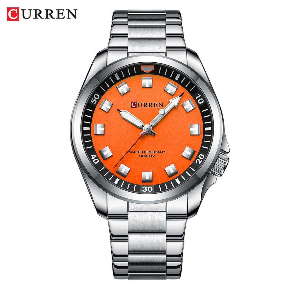 CURREN 8451 Men s Waterproof Business Quartz Watch with Steel Band