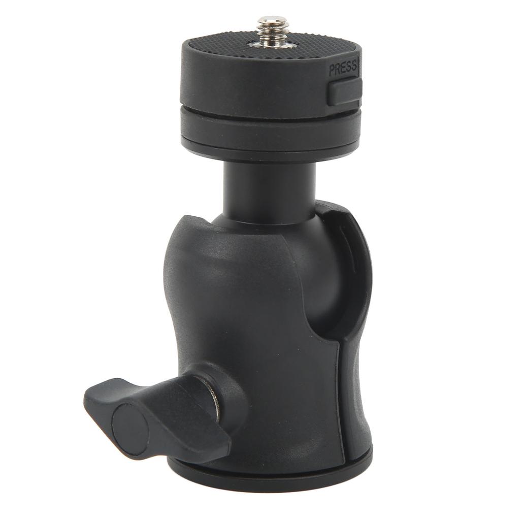 2 In 1 Mini Tripod Ball Head 360 Degree Ball Head Camera Mount with 1 4in Screw for Monopod Sliding Rail