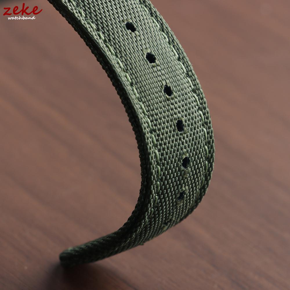 Curea de ceas premium din pânză de velă 20mm 22mm pentru Omega Business Nailon Cataramă fluture Curele Bărbați Femei Eliberare rapidă Accesorii curea