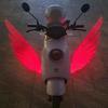 2pcs New Motorcycle Mofei Light Angel Wings Welcome Lights Projection Lights Carpet Lights Modified General Atmosphere Lights