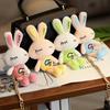 Adorable Plush Bunny Toy Mini Rabbit Doll Soft Stuffed Animal For Wedding Toss