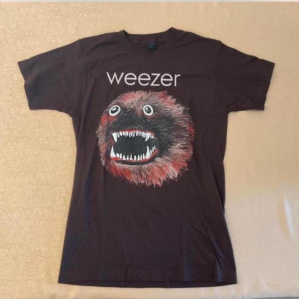 Weezer(tour 2014) Brown Unisex Men Women T shirt classic style NH16594