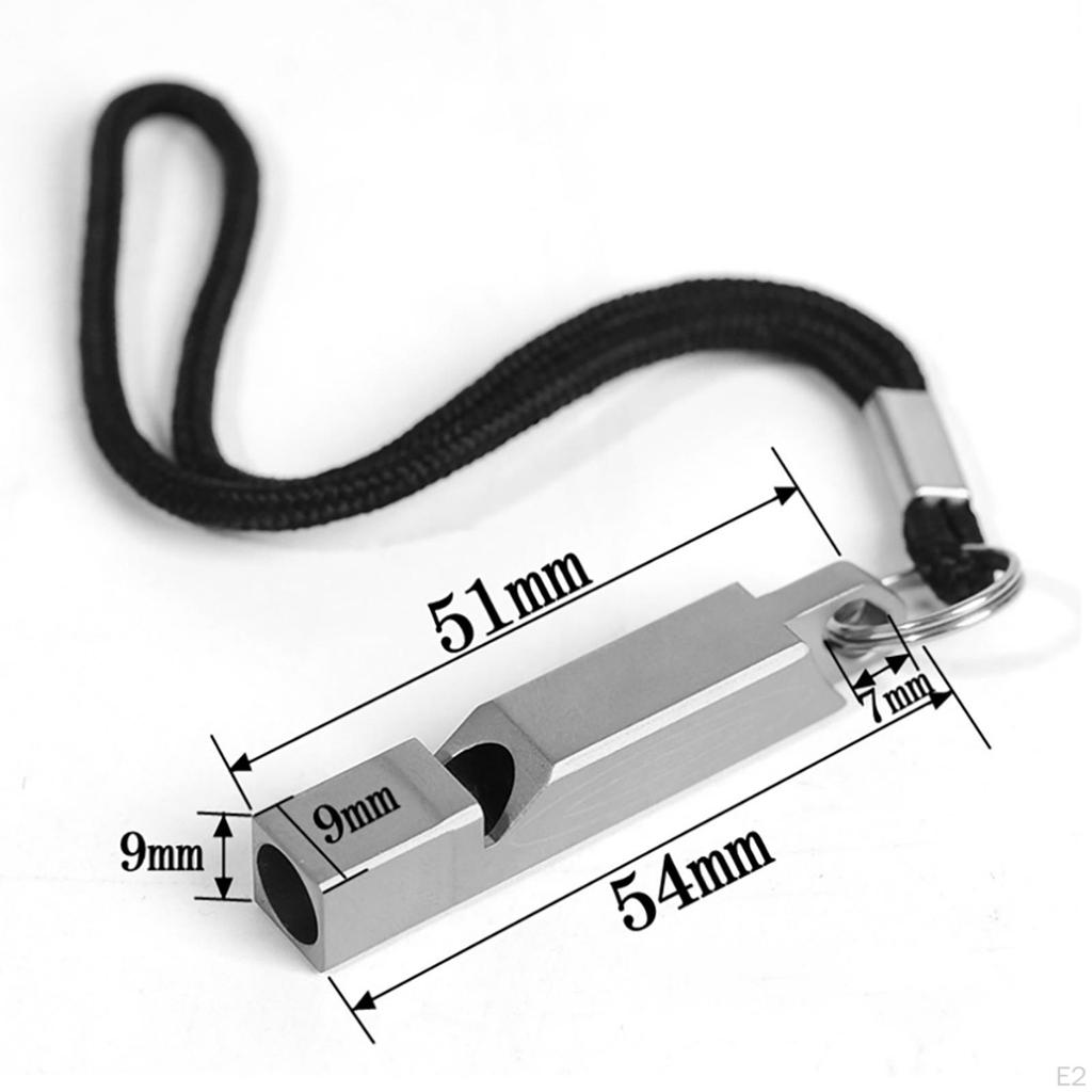 Emergency Whistle Survival Tool Compact Single Tube Outdoor Sports for Physical Education