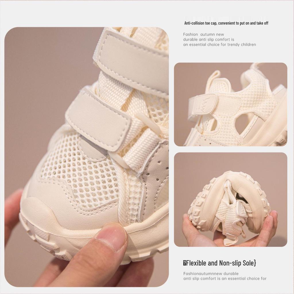 Girls' Breathable Mesh Sneakers - New 2025 Spring/Autumn Collection