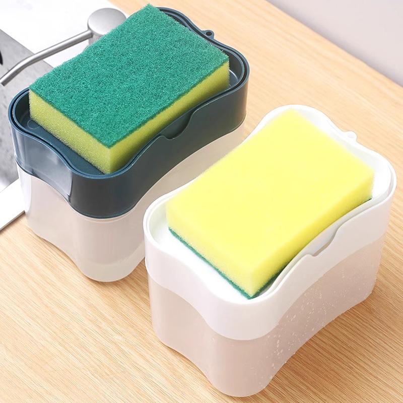 Kitchen Dishwashing Liquid Dispenser With Automatic Dispensing Box And Press-Type Dispensing