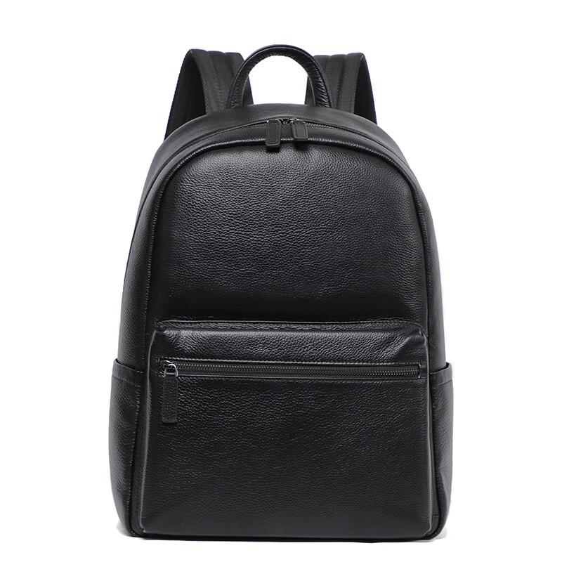 Lishen Casual Leather Business Travel Backpack