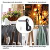 Christmas Light Hooks Plant Cabinet Ceiling Hook Stainless Steel Screw Hook for String Lights Garden Decor Keys