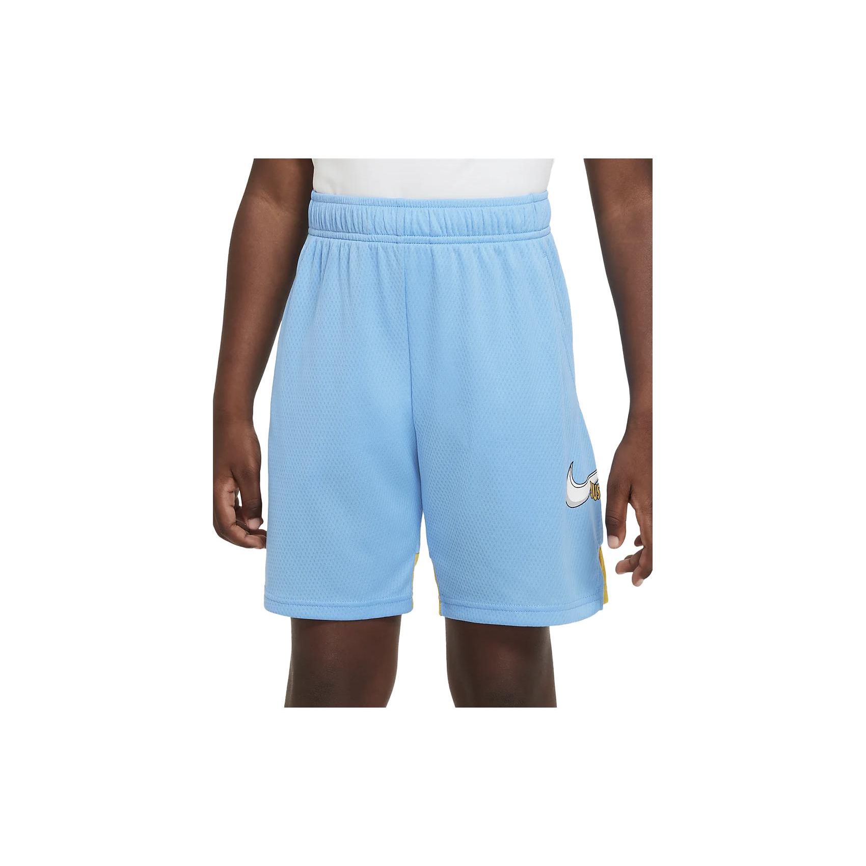 

Nike Solid Color Logo Elastic Kids Shorts Kids shorts Blue DQ8975-752 L