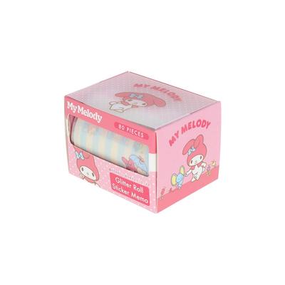 Stationery My Melody Sanrio Characters Goods Memo Label Glitter Roll Sticker My Melody S2850540 Sun-Star