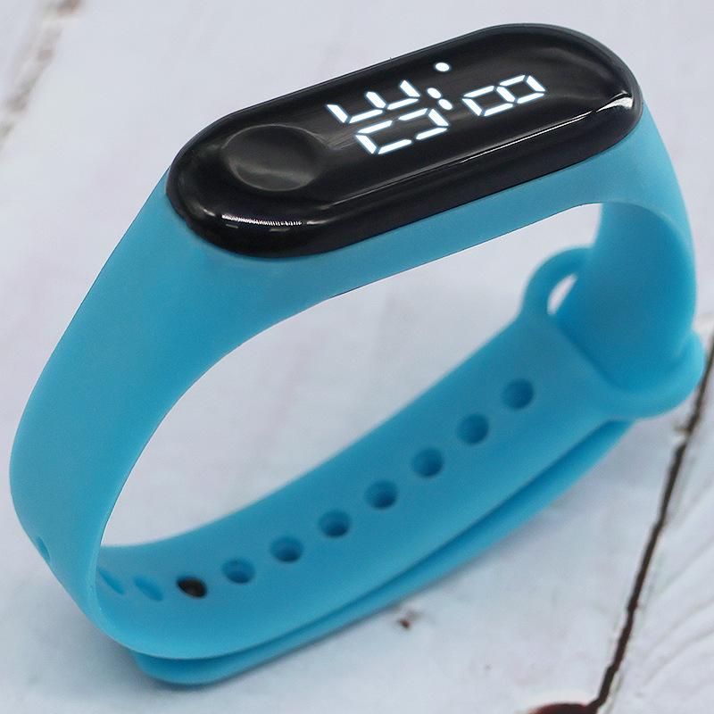 Trendy Fashion Waterproof Sports Electronic Watch, Male And Female Students Mountaineering Outdoor Led Wrist Watch