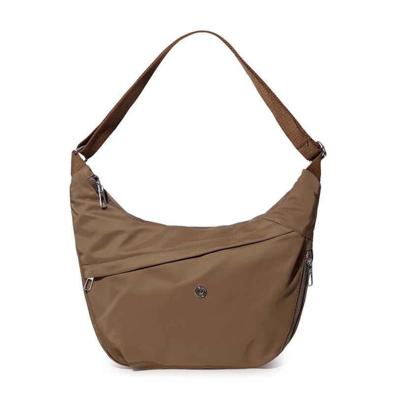 Large Capacity Crossbody Bag Women's Shoulder Bag Solid Color Hobo Bag