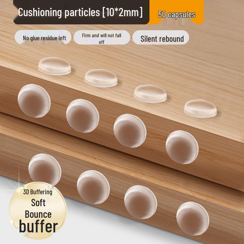 Transparent Anti-Collision Silicone Strips: Soundproof, Wear-Resistant Pads for Furniture, Doors, Windows, and Handles