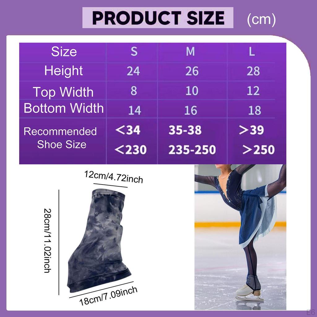 Figure Skating Leg Warmers Anti Slip, Fashion, Decoration, Elastic Cover Clothing Accessories