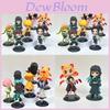Demon Slayer Pvc Figure Set With Collectible Anime Characters For Fans And Decor