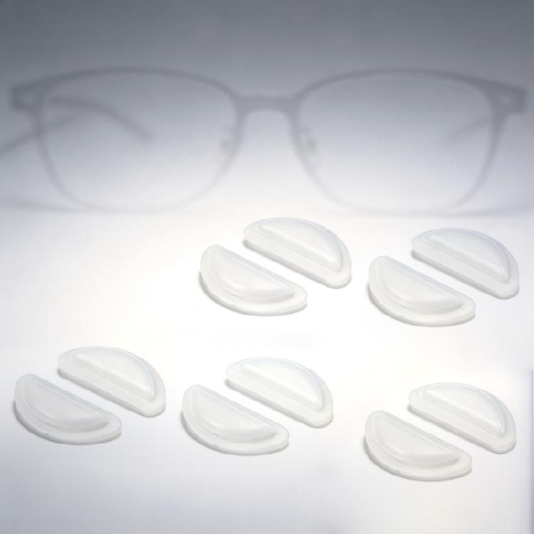 MultiPacks Silicone Nose Pad for Sports Glasses Shock Absorbing NonSlip Eyewear Comfort Inserts Nose Cushions Accessory