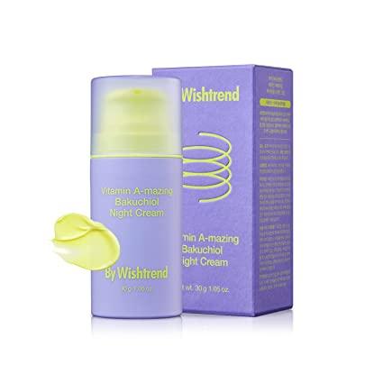 By Wishtrend Vitamin A-mazing Bakuchiol Night Cream 30 g - Regenerujący krem na noc