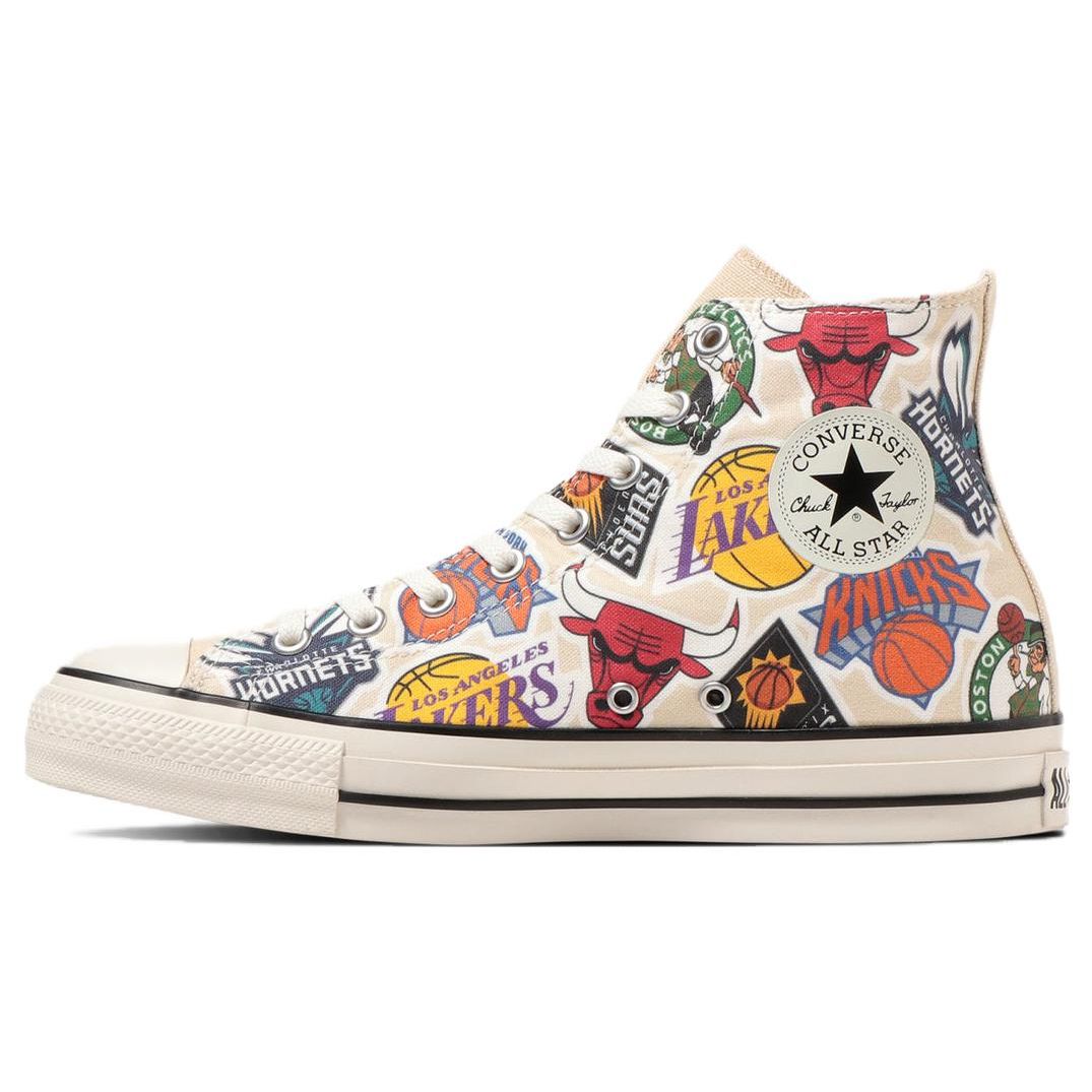 

Converse NBA X All Star Удобные Трендовые Высокие Кеды Унисекс кроссовки Бежевый 31309400 41